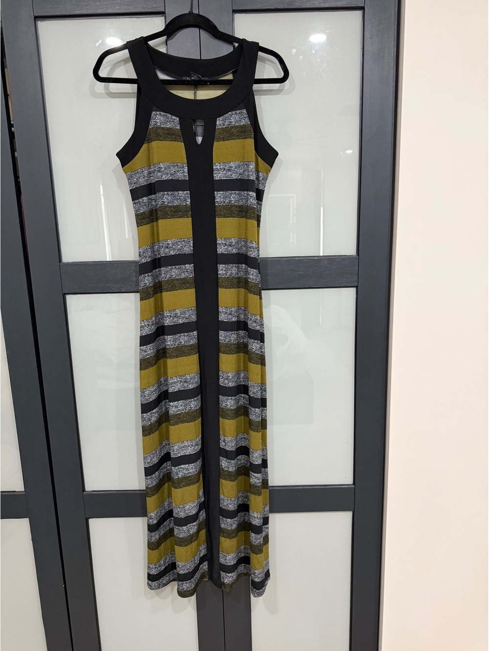 Elie McCarthy Striped Maxi Dress – Size Small
